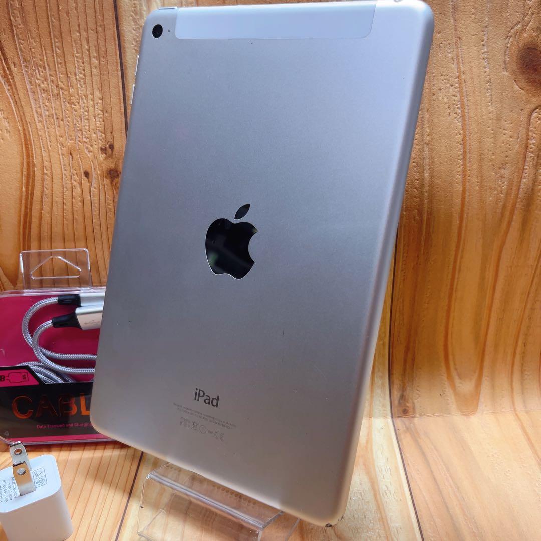 訳あり SIMフリー iPad mini4 32 GB 202 シルバー