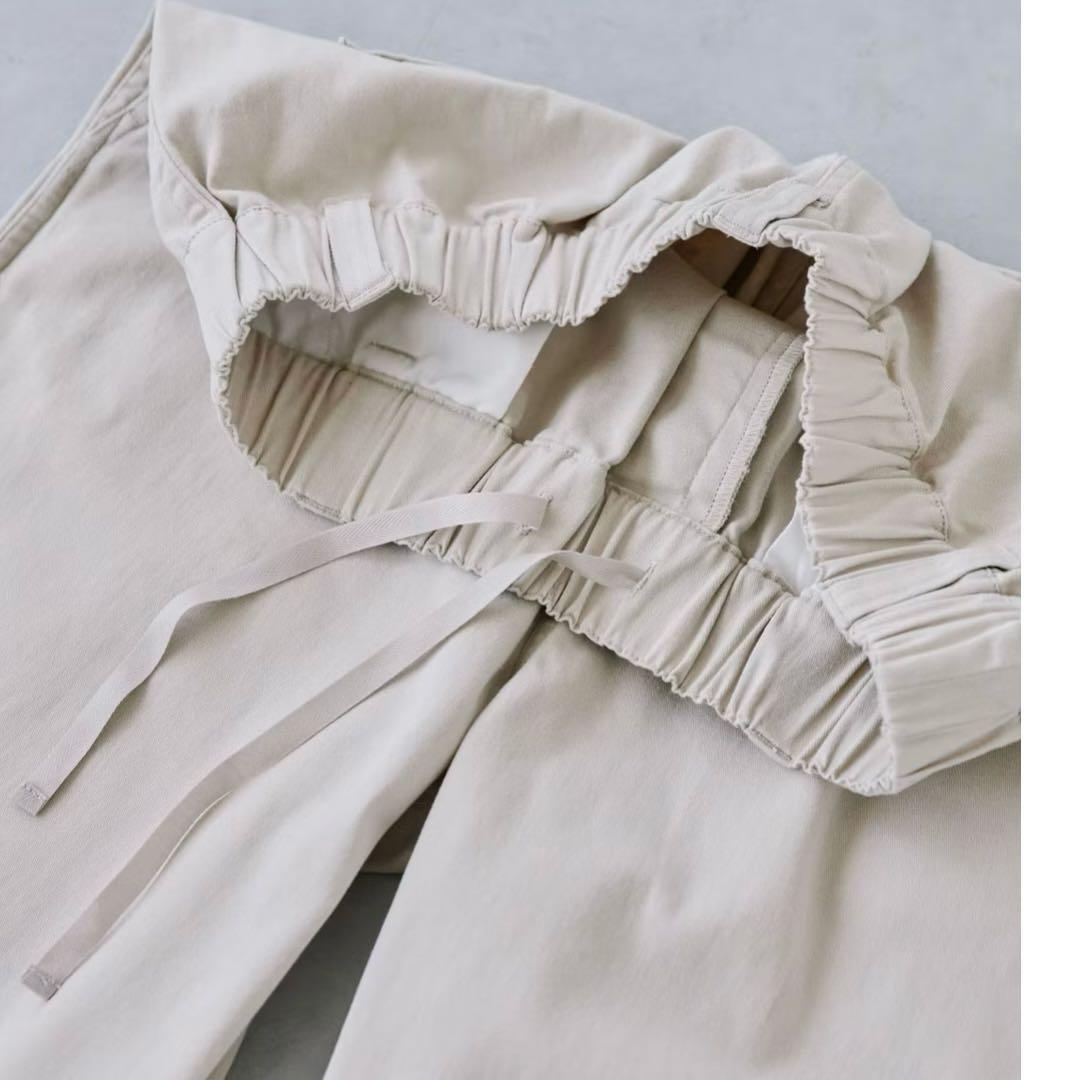 北欧、暮らしの道具店「楽ちんなのに、スッキリ見え」たよれるペグパンツ T