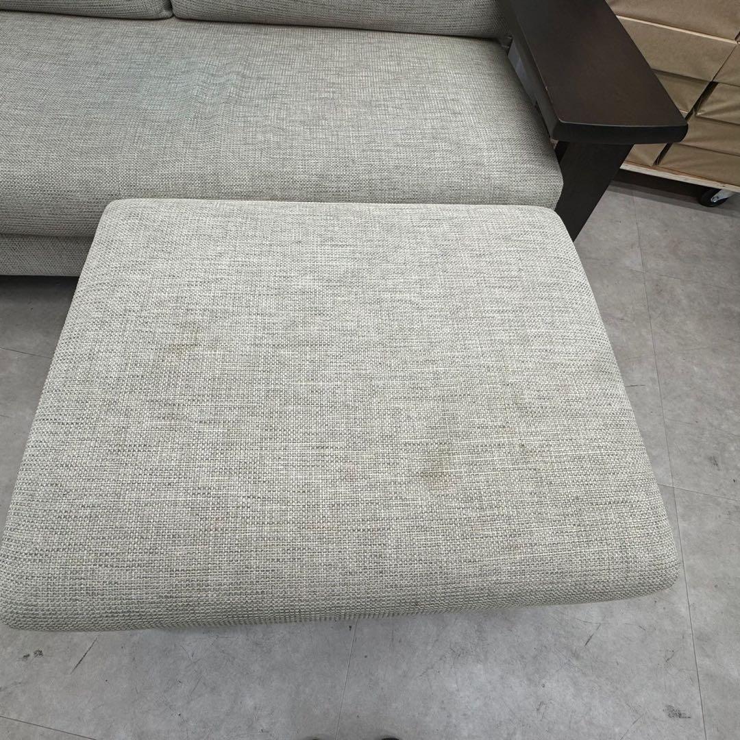 カリモク ディレトーレ 3人掛けソファ オットマン付