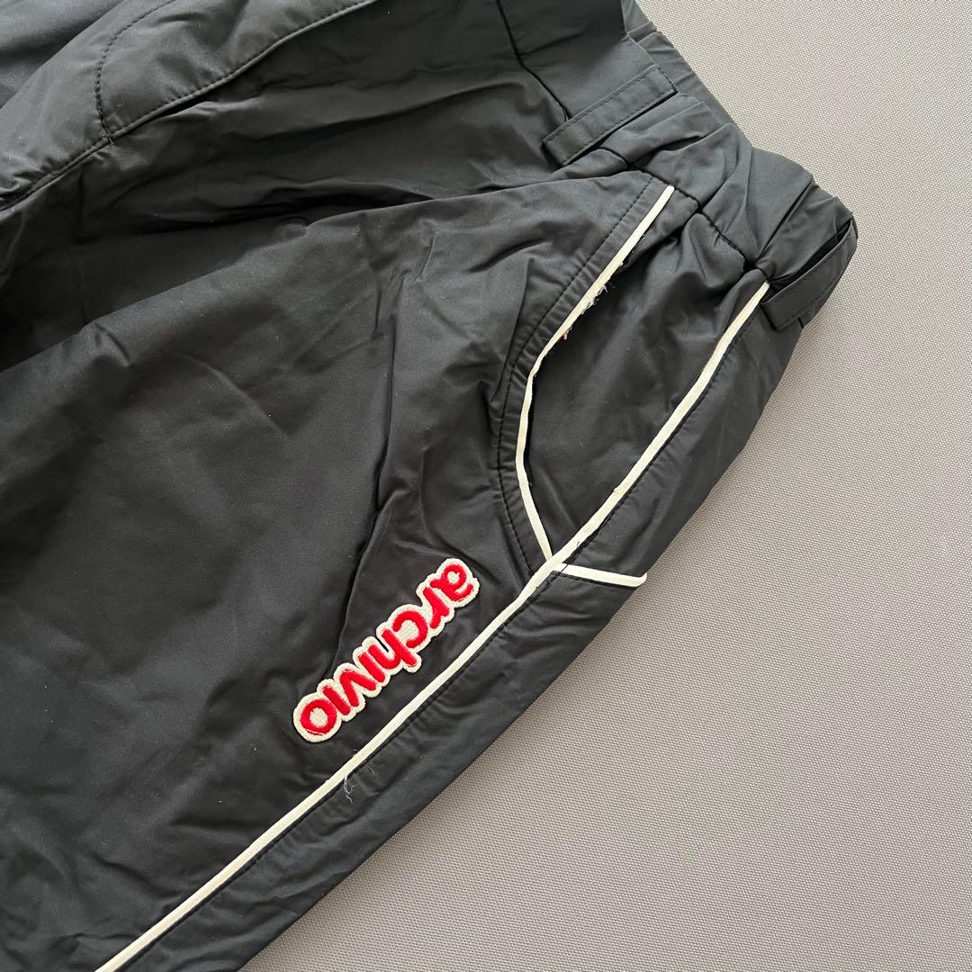 archivio アルチビオ　ナイロンパンツ　蓄熱　防風　防寒　レディース　黒