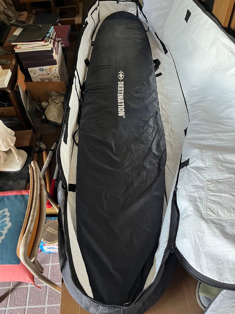 DESTINATION サーフボードケース ブラック ロングボード3、4本用