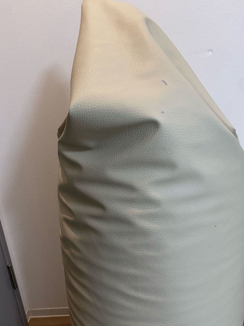 ビーズソファ　ハナロロ　 150L アイボリー 合皮