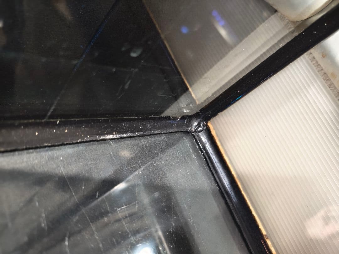 【引取限定】90cmハイタイプ(900×450×500) 曲げオールガラス水槽