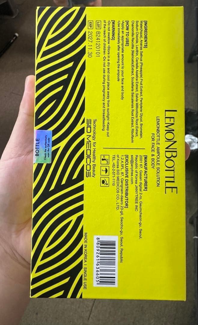 レモンボトル10ml x15本＋1本サービスホムケア(計16本)