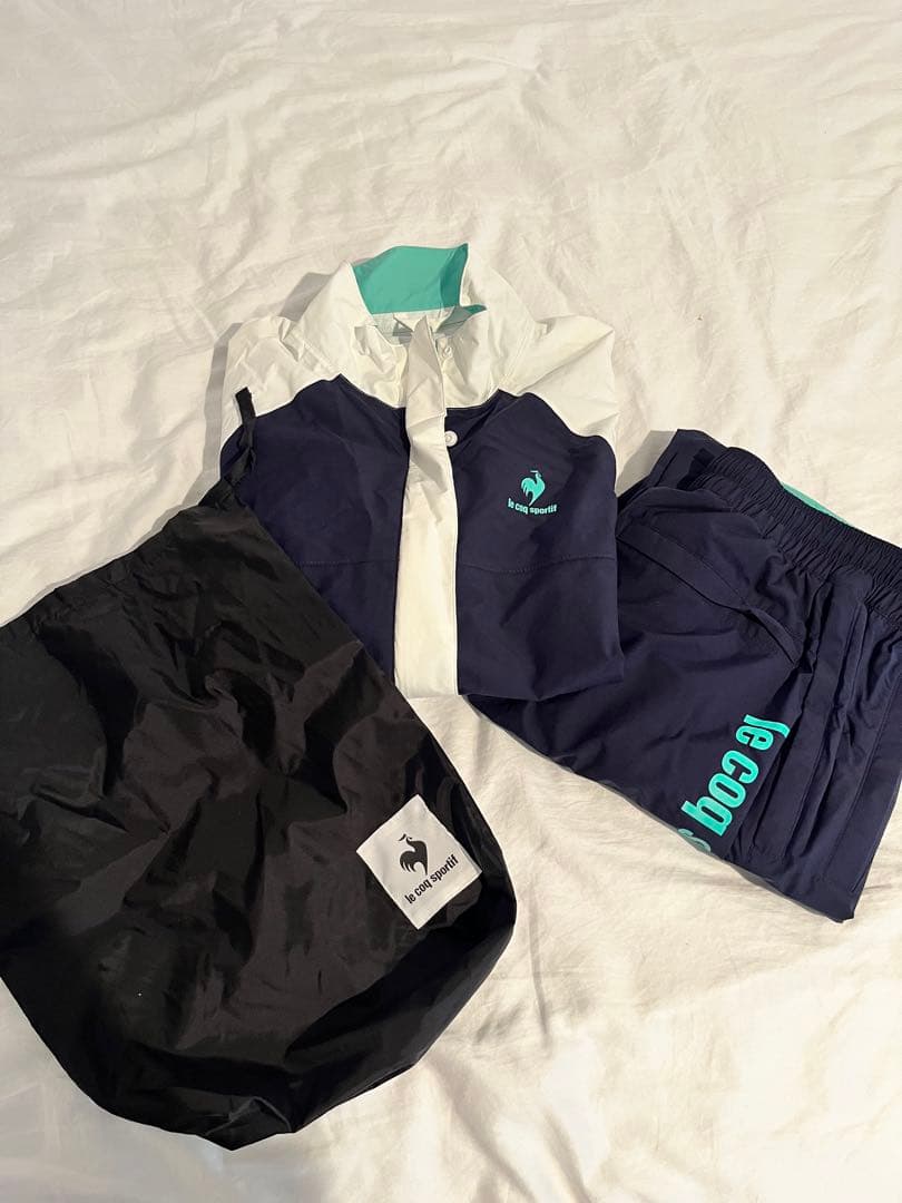 le coq sportif レインウェア 収納袋付き