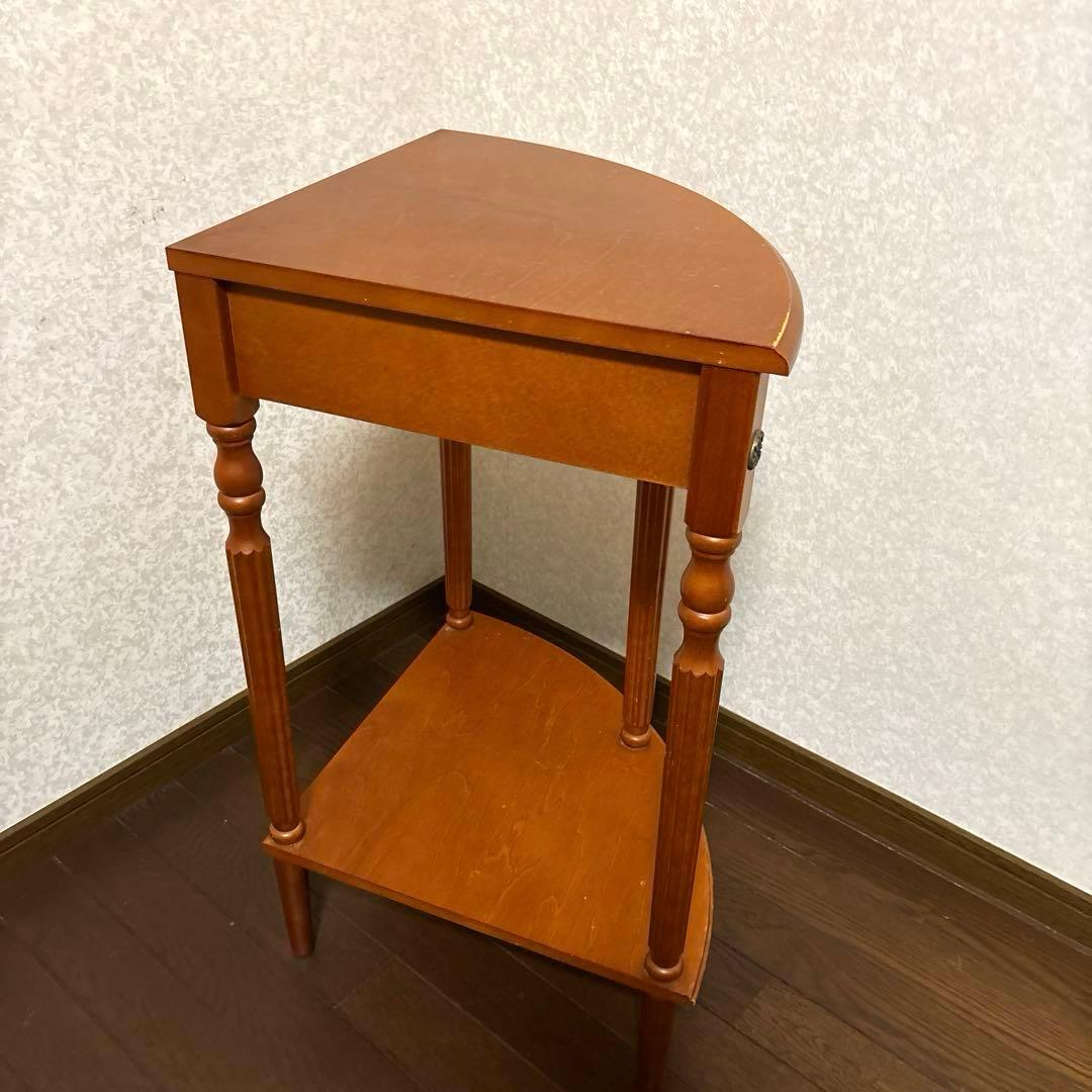 【良品】ヴィンテージ コーナーテーブル サイドテーブル