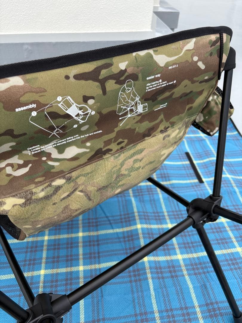 【美品】ヘリノックス サバンナチェア カモ柄