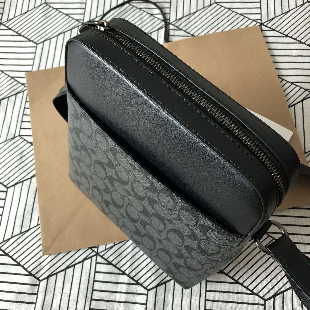 COACHコーチバッグ F73336 ブラック ショルダーバッグメンズバッグ