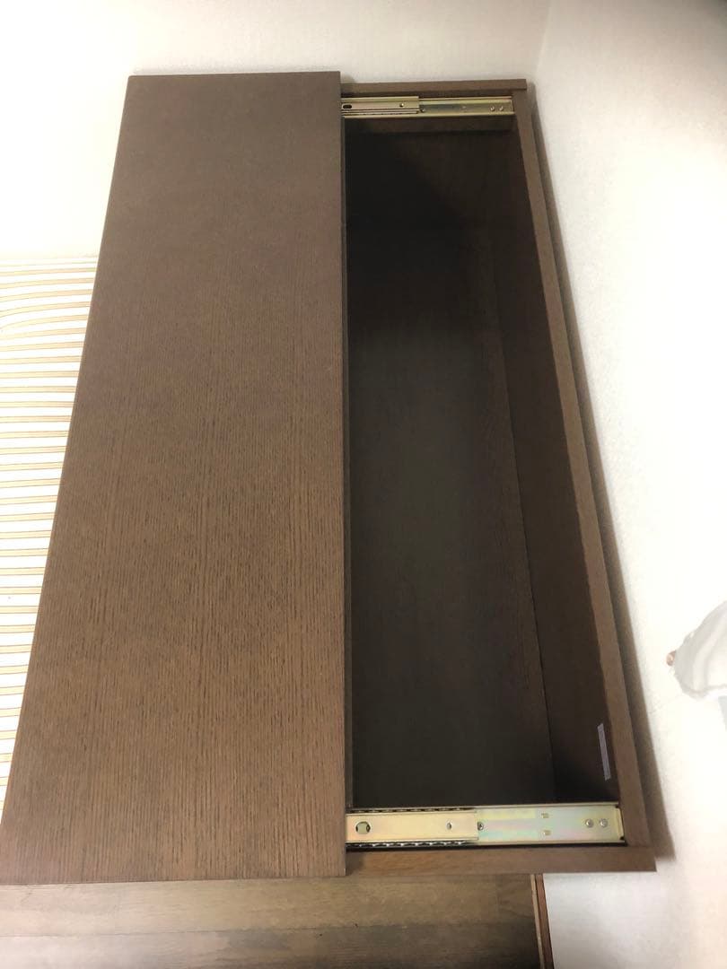 一流メーカーナショナル♦️シングルベット&マットレス♦️美品♦️引き取りダークブラウン