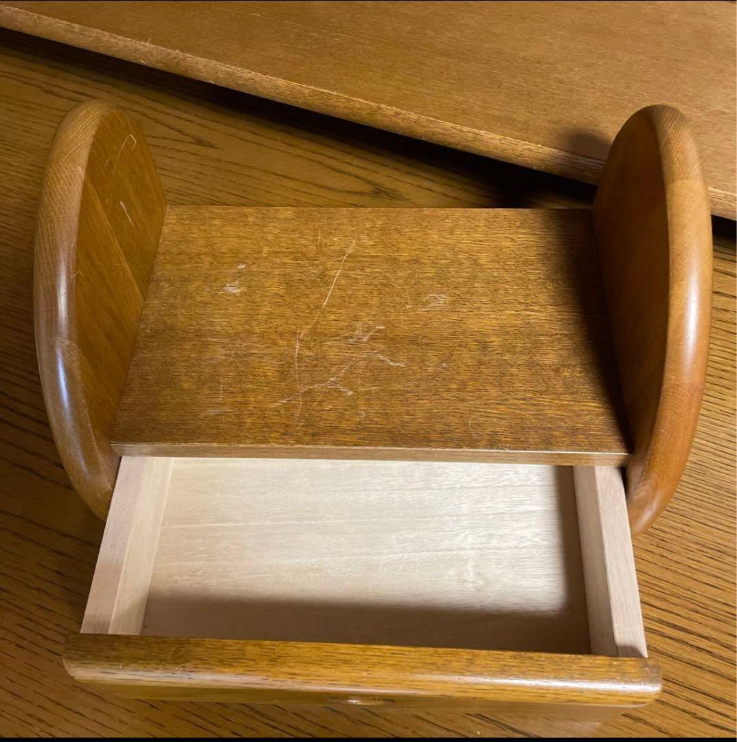 【引き取り限定】浜本工芸　学習机　椅子　チェスト　本棚　5点セット