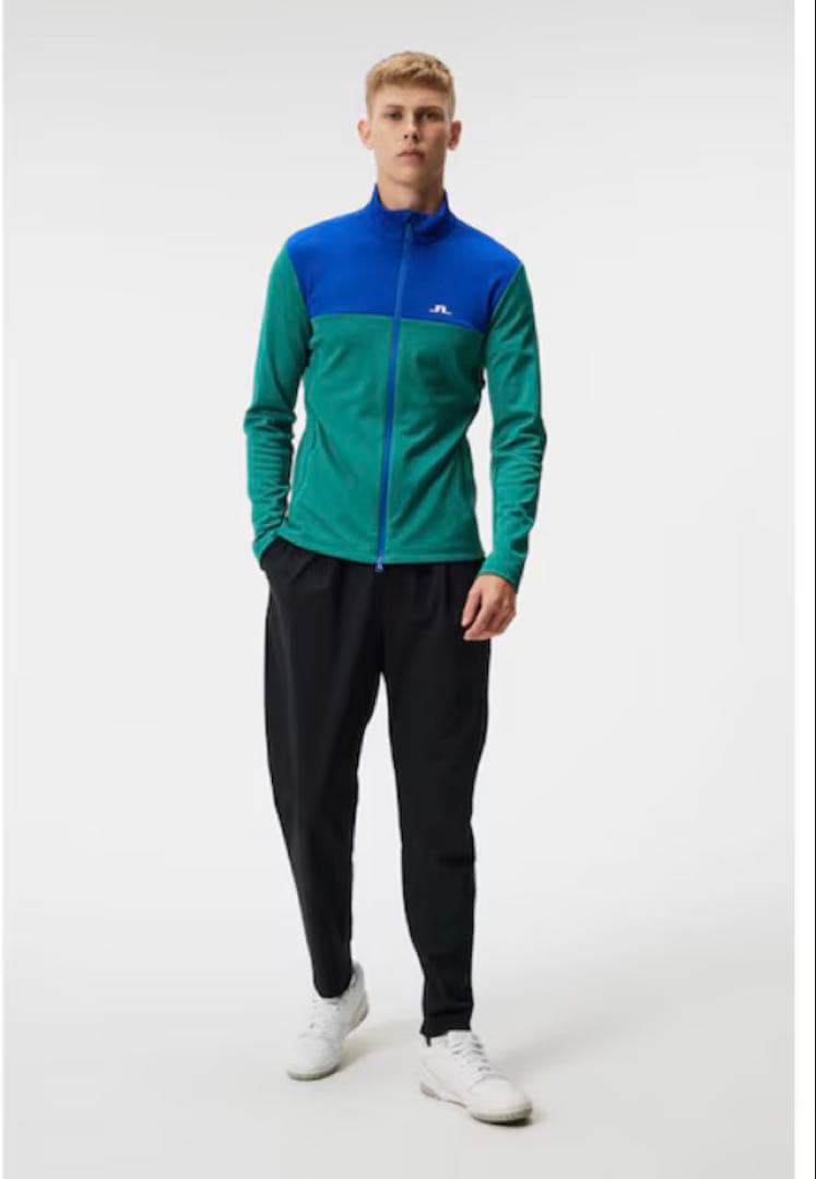 新品　ジェイリンドバーグ　メンズ　ストレッチ　ゴルフウェア　裏起毛　M