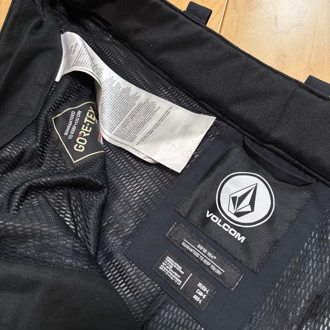 【超美品】 VOLCOM ボルコム　L GORE-TEX　ゴアテックス 黒　XL