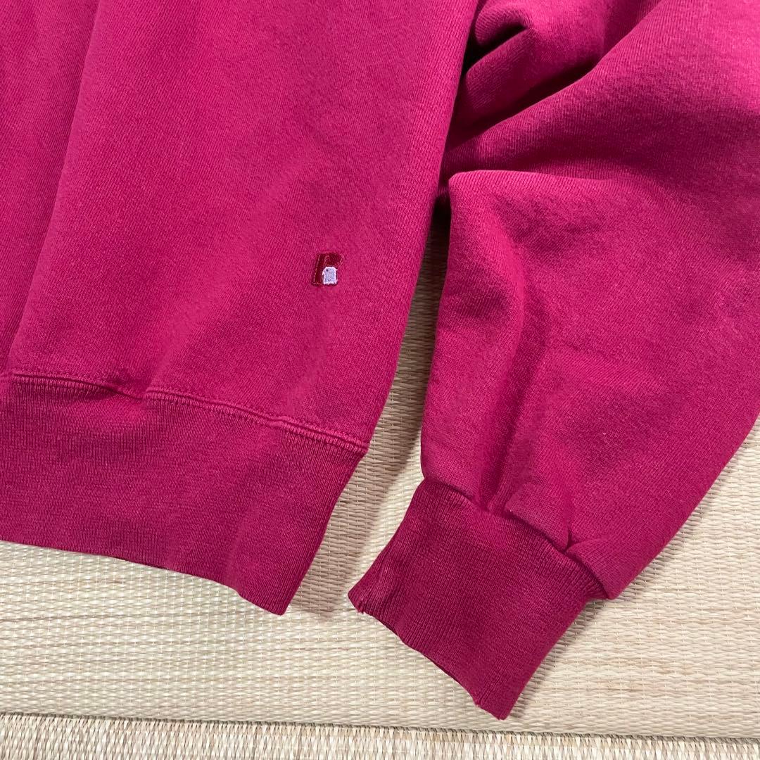 ア*ャ様 90s USA製 ラッセルアスレチック 無地 スウェット ハイコットン