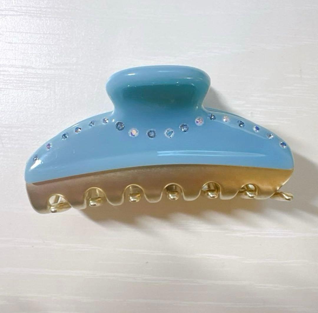 美品　アレクサンドルドゥパリ　クリップ　ライトブルー