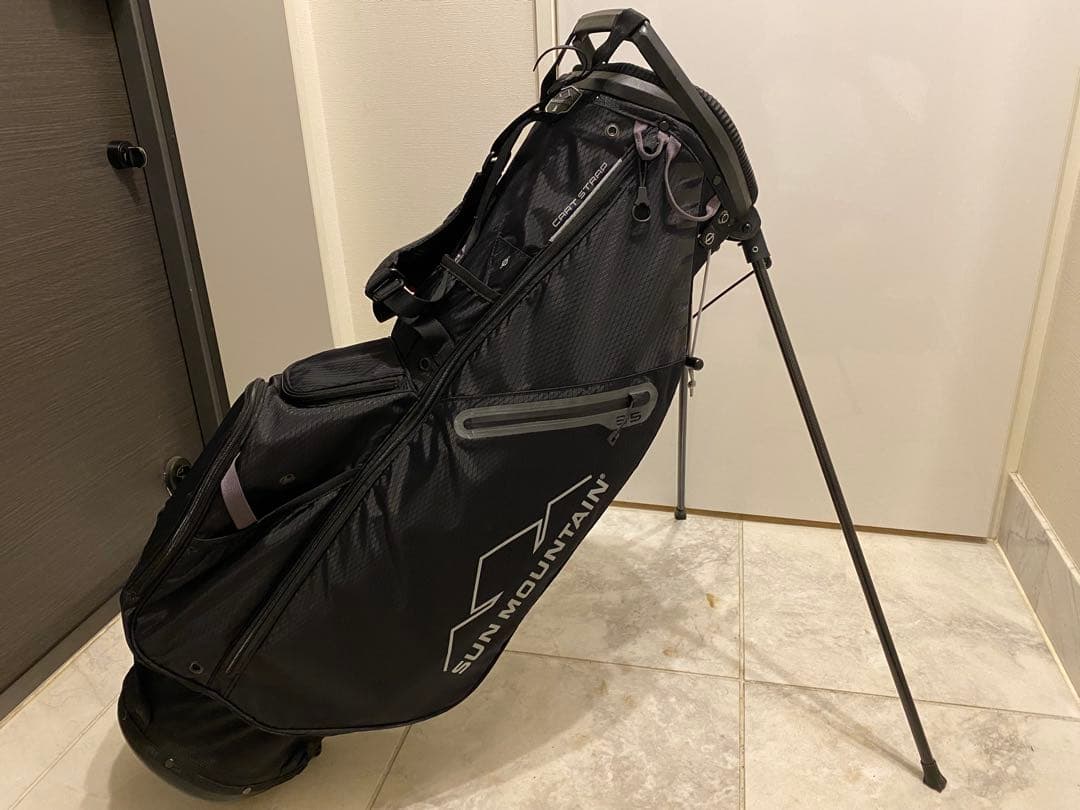 サンマウンテン キャディバッグ スタンドバッグ ブラック 人気