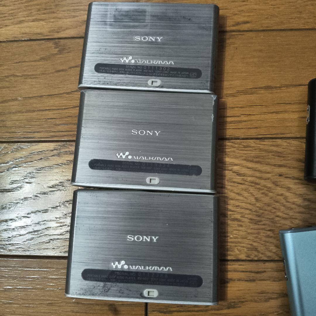 動作未確認　SONY NＷ-HD3 と2と1合計5ネットワーク　ウォークマン