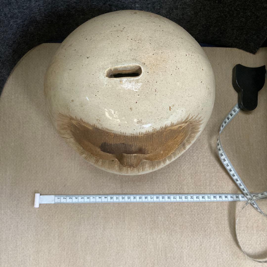 狸ダルマの貯金箱　陶器製 値下げ価格