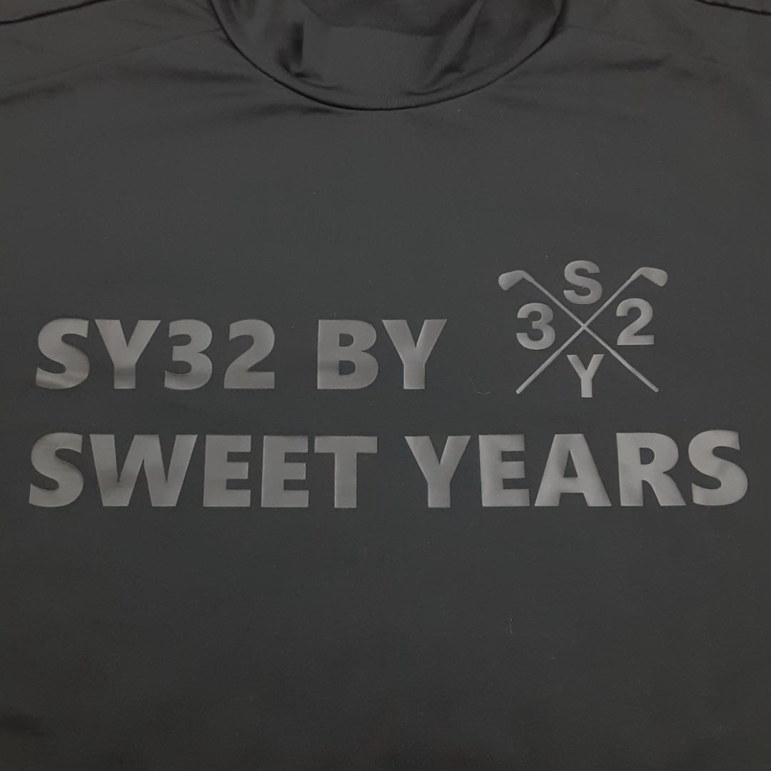 美品◎SY32 by SWEET YEARS モックネックシャツ ゴルフウェア