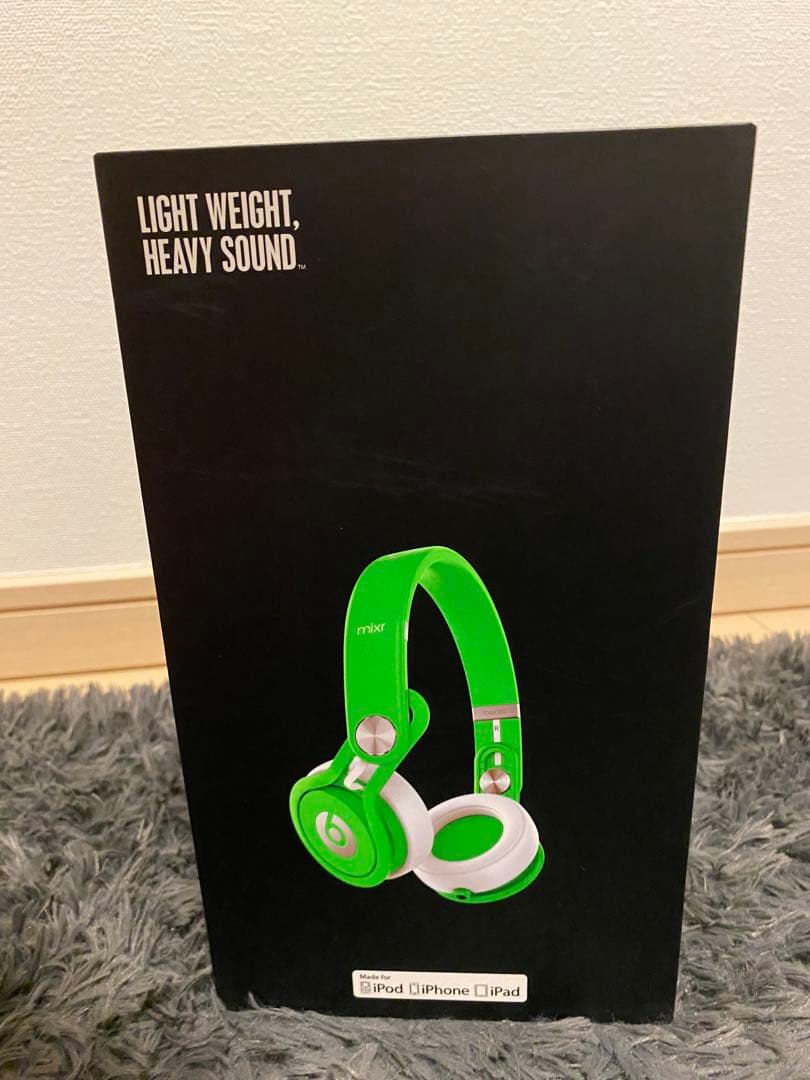 beats mixr グリーンヘッドホン