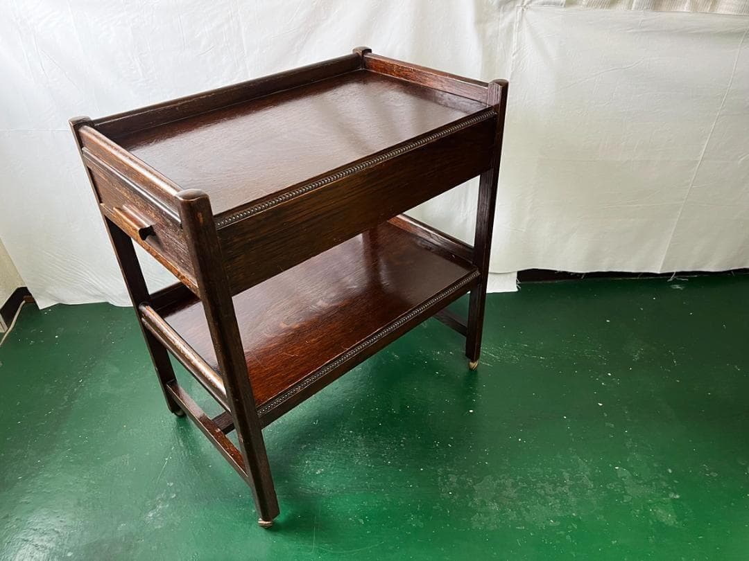 イギリスアンティーク ティー トローリー サイドテーブル