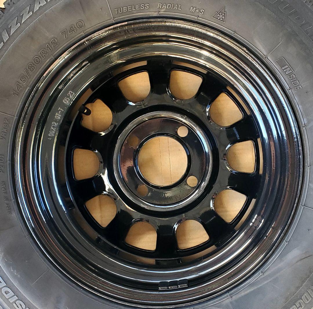 【早い者勝ち‼️】デイトナ ブラックBLIZZAK VRX2ホイールタイヤセット