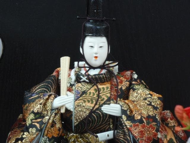 さらに値下！●保管新品 激安♪６１巾 アクリルケース入り ひな人形 雛飾り●