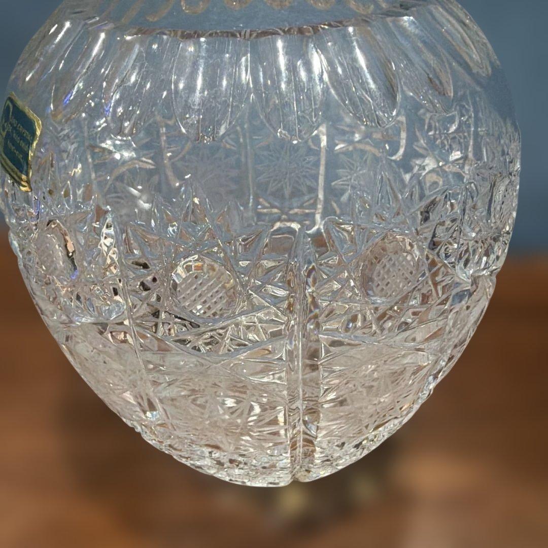 Lausitzer Crystal (ラウジッツァー・クリスタル)花瓶東ドイツ製