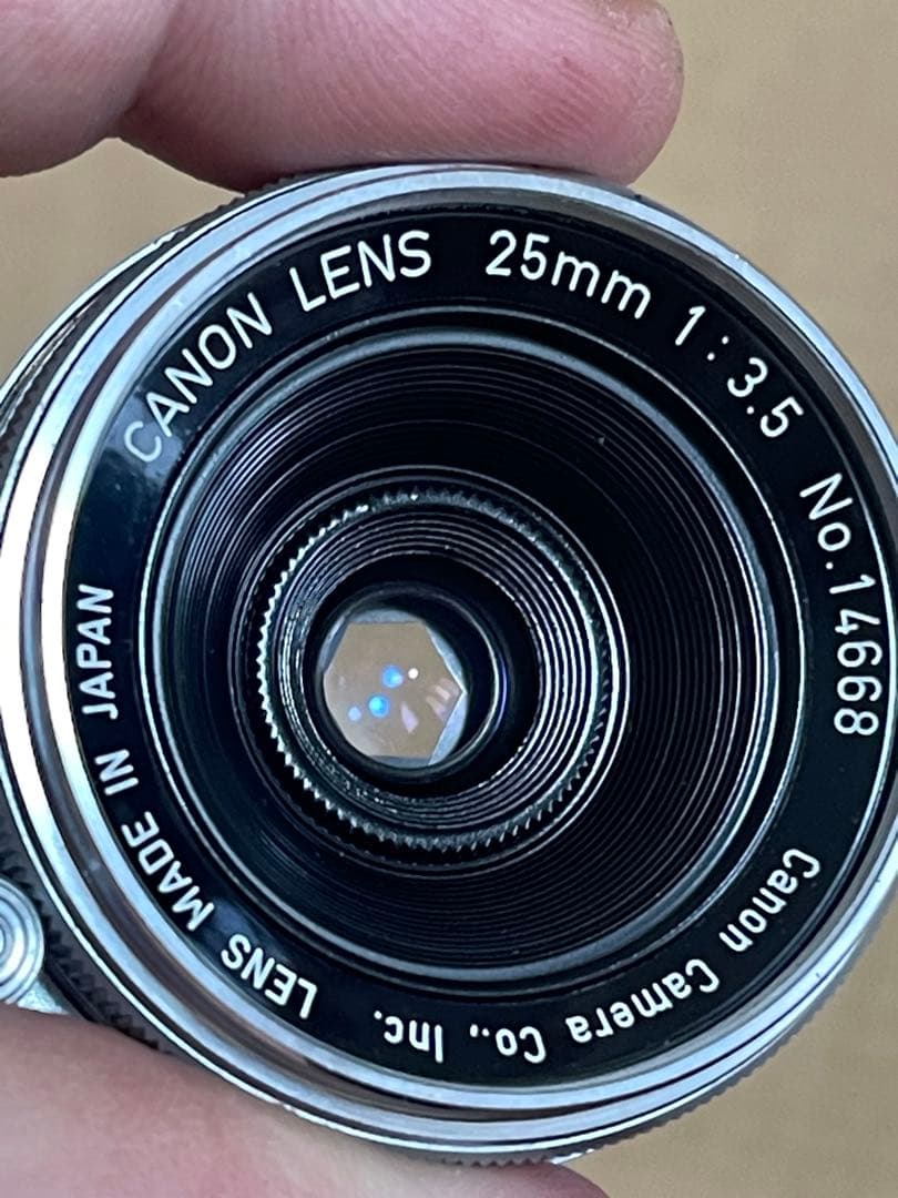 キヤノン Canon L f3.5 25mm レンズ