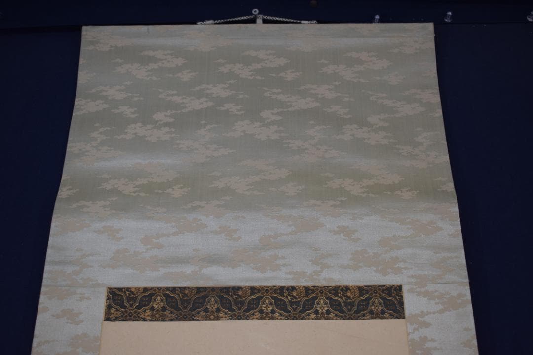 【真作】森月城/双鶏之図/チャボ図/ニワトリ/掛軸☆宝船☆Y-918　JM