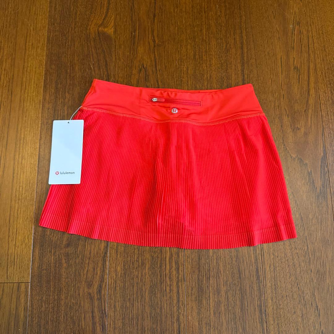 新品未使用　ルルレモン　スコート　ランニング　テニス