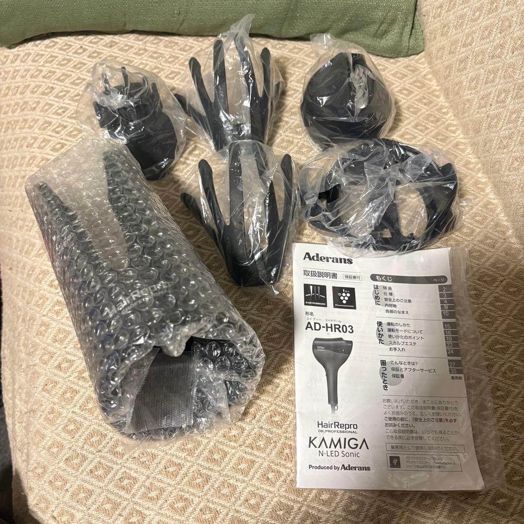 ヘアリプロ N-LED Sonic KAMIGA レッド スカルプケアドライヤー
