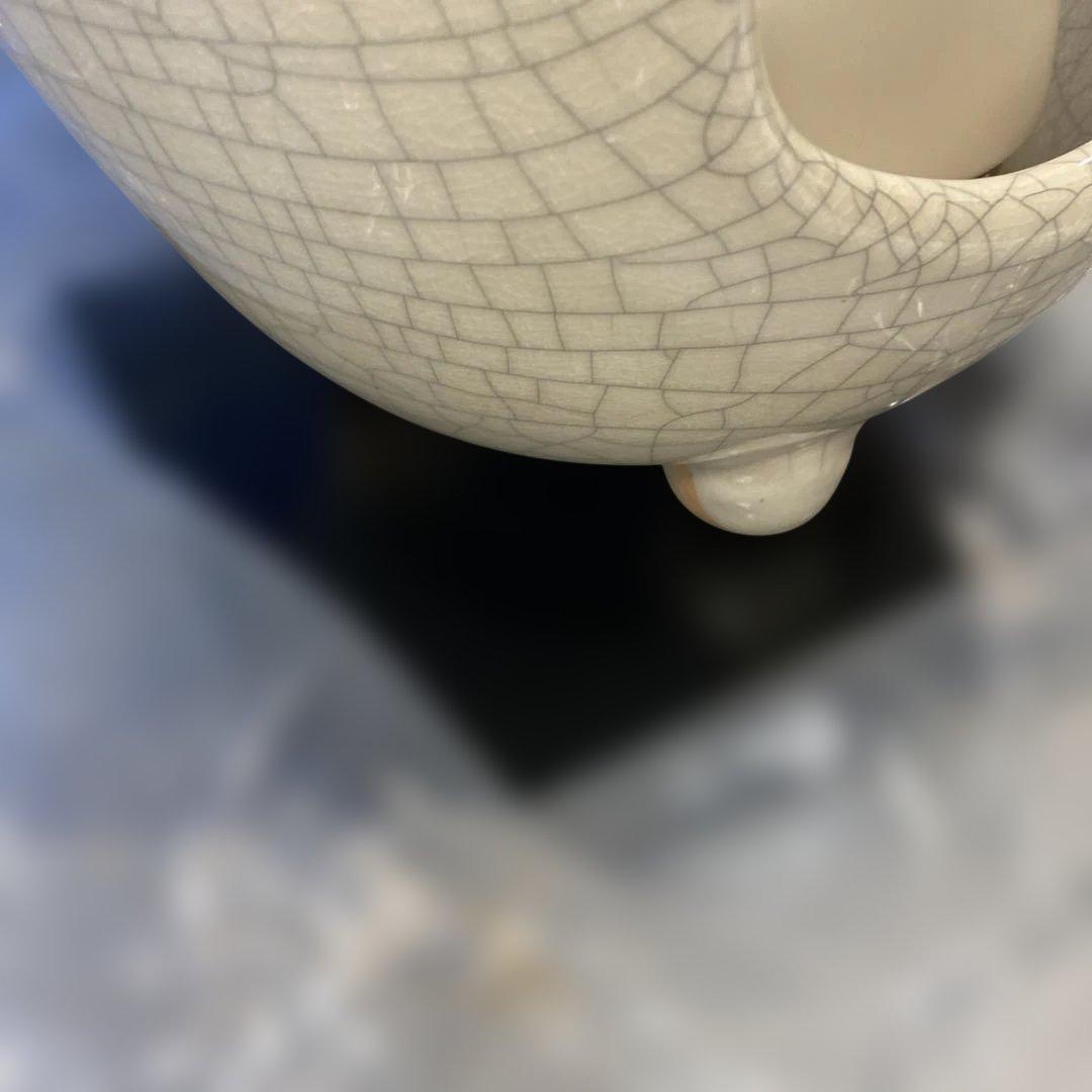 野々田式 風炉型 電熱器　白さつま F412　★直接引取りは5000円★