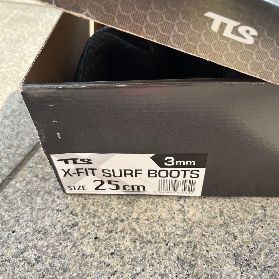 TLS ツールスエックスフィットサーフブーツ 25cm3ミリ定価¥10,680