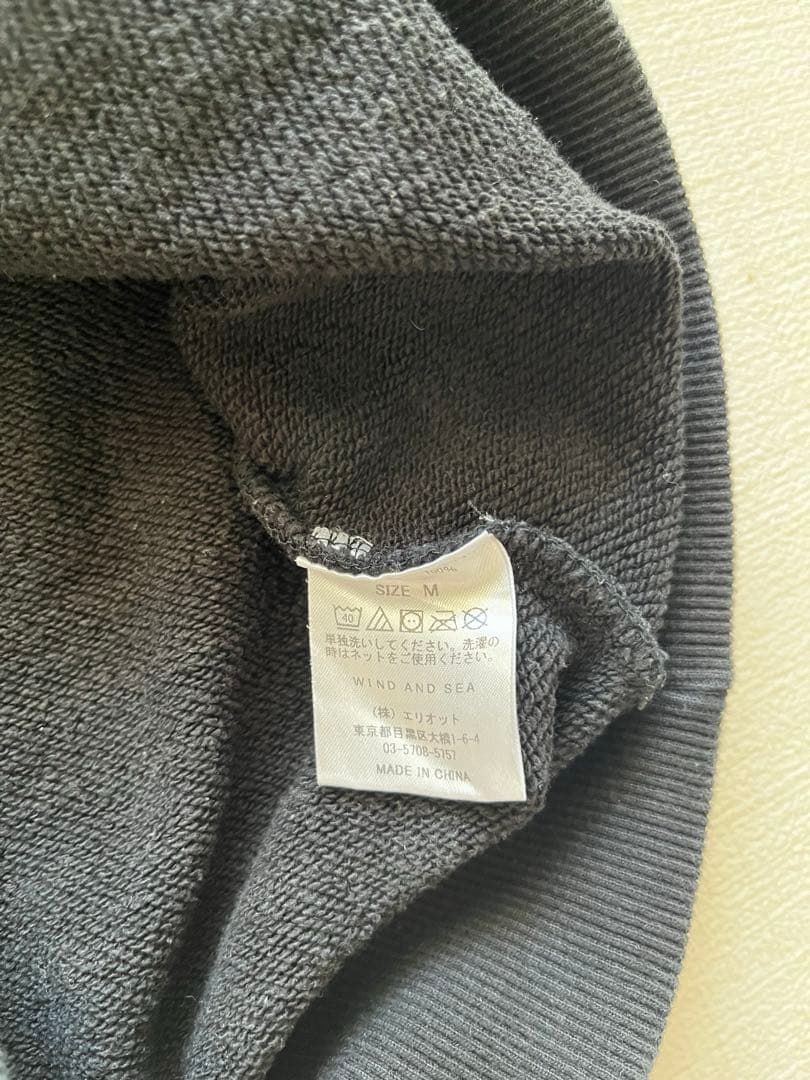 WIND AND SEA 両面ロゴスウェット