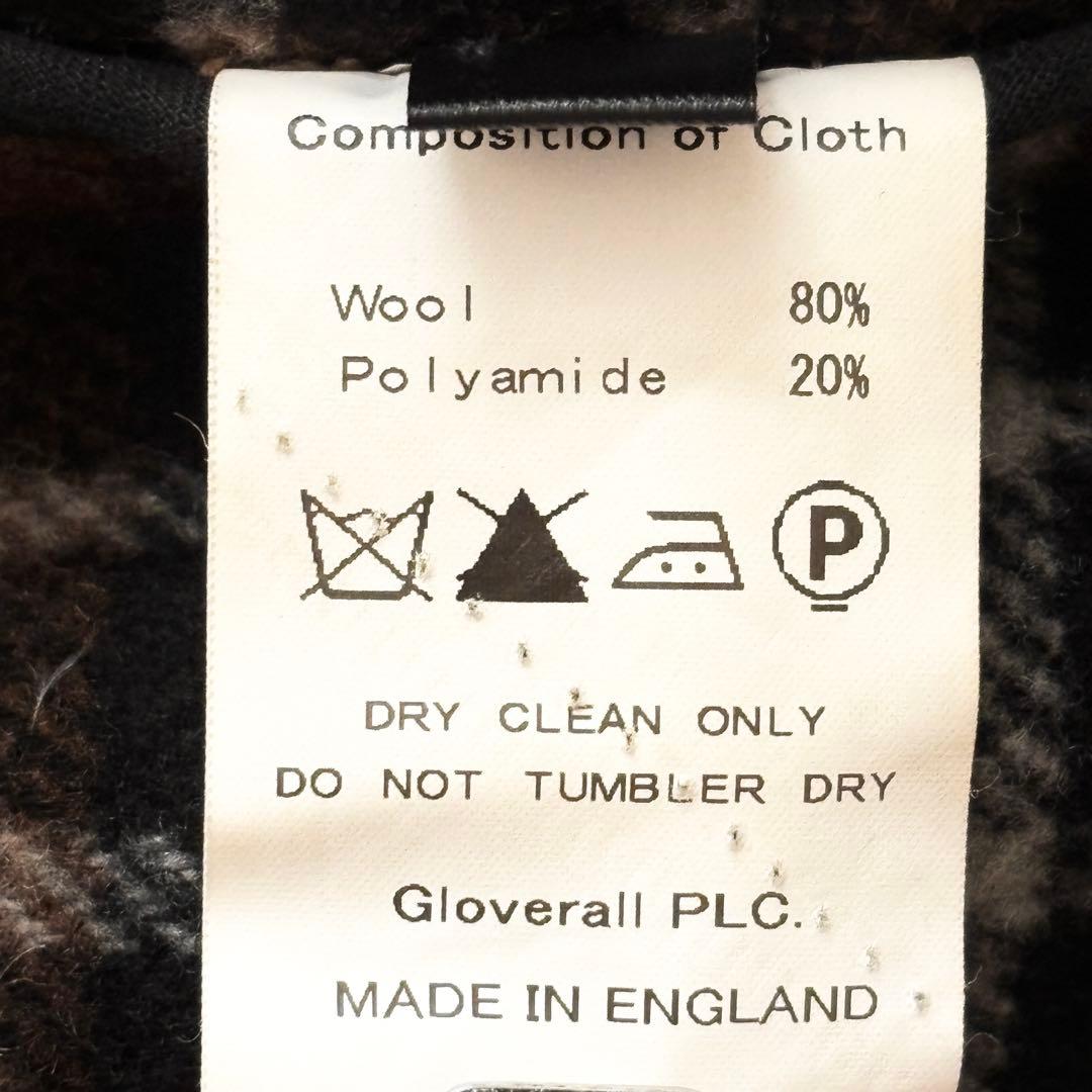Gloverall グローバーオール ダッフルコート S キャメル チェック