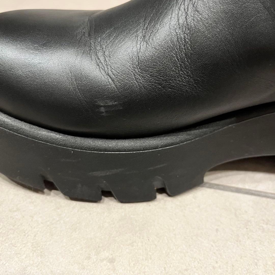 Gianvito Rossi ブラックレザーブーツ 37.5