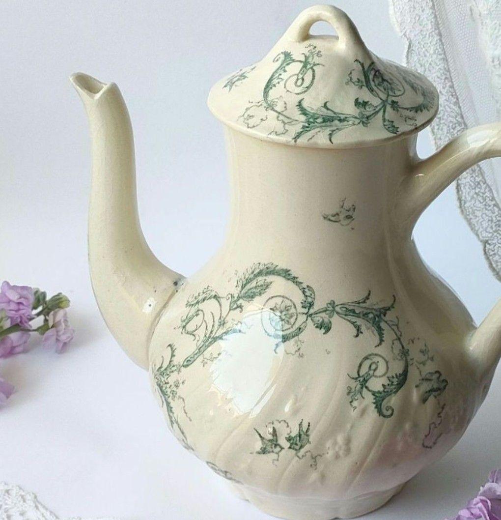 希少　美品　ジアン　RINCEAUX　ポット　フランスアンティーク