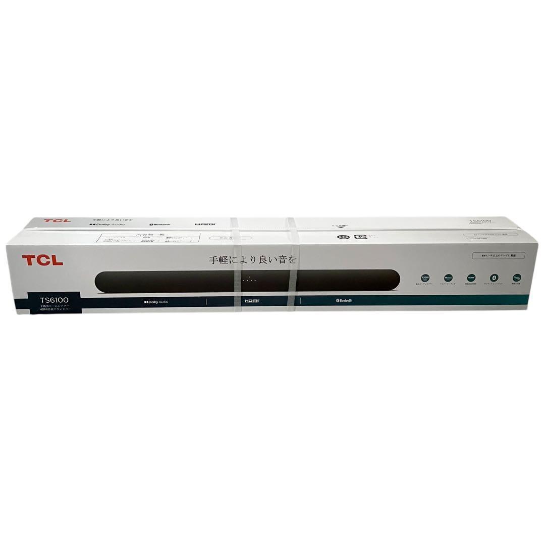 【新品】 TCL 2.0ch サウンドバー TS6100 スピーカー ブラック