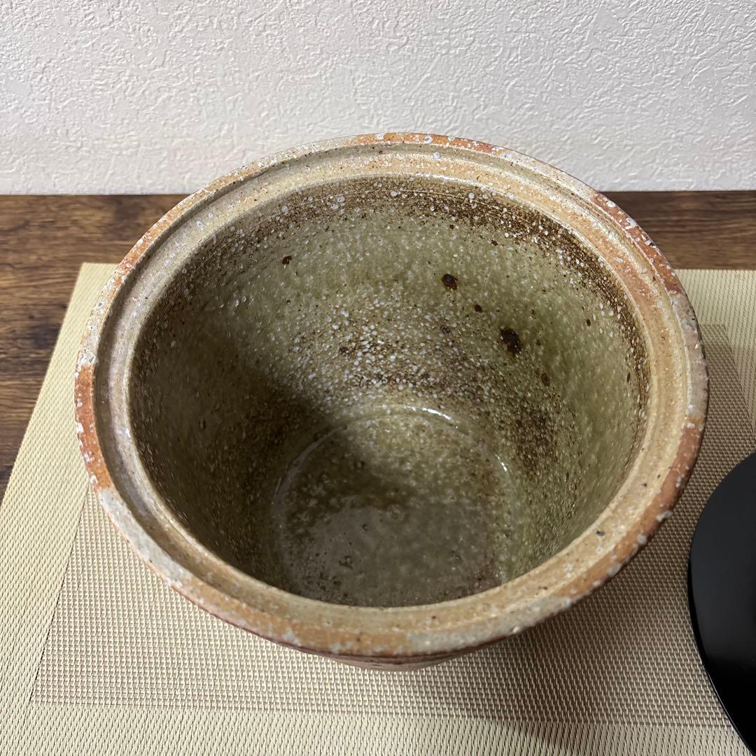 茶道具 水指 瑞峯 作 しがらき焼き