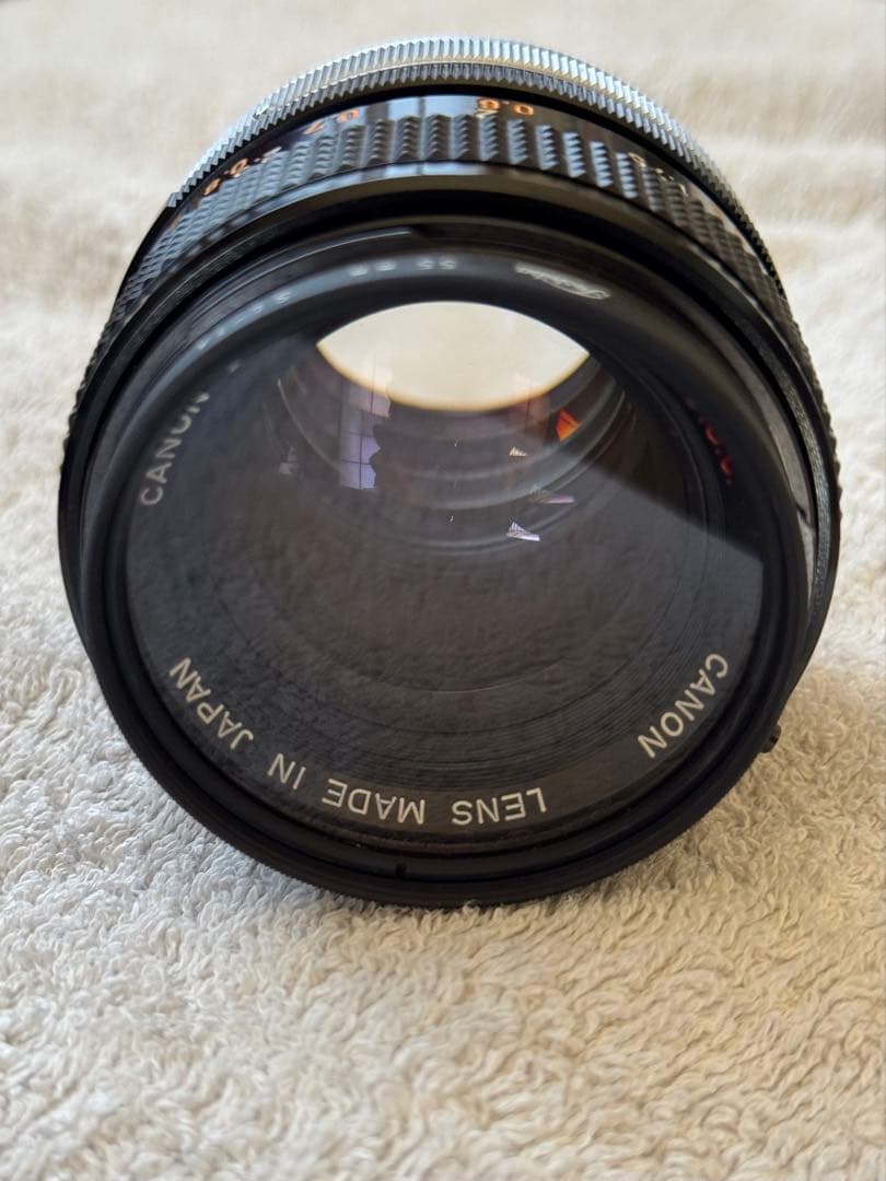 【美品・稼働】キャノンAE-1ブラックFD50mmF1.4付