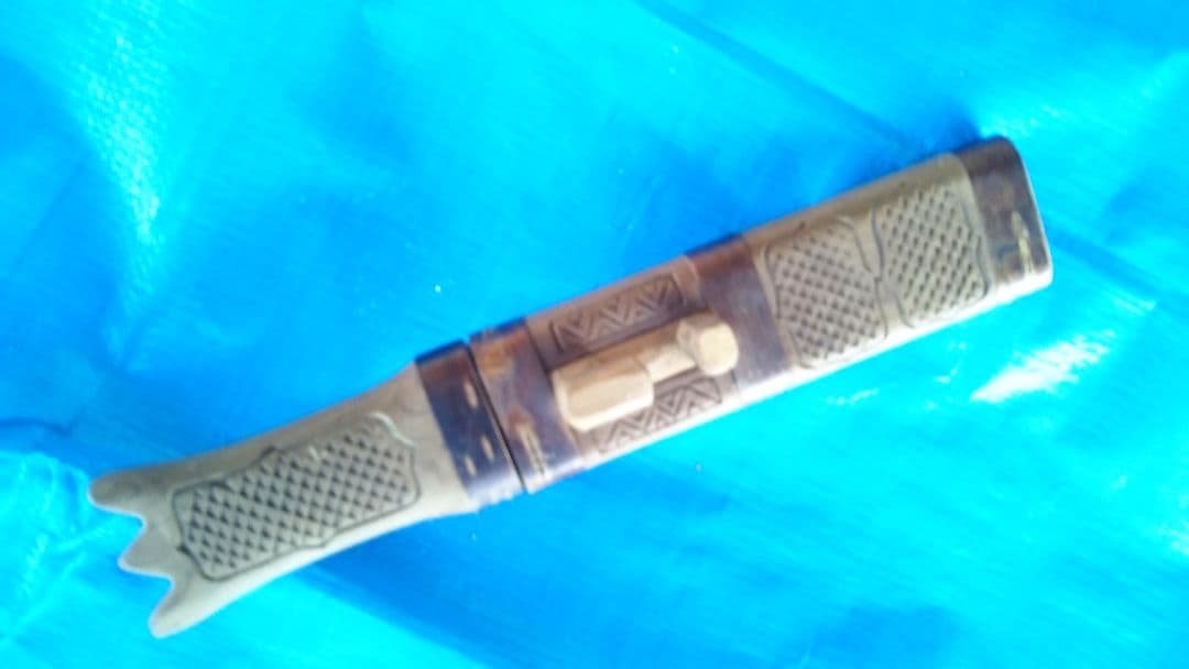 (2月限定)イリマキリ　アイヌ伝統民具　皮はぎ小刀　タシロ