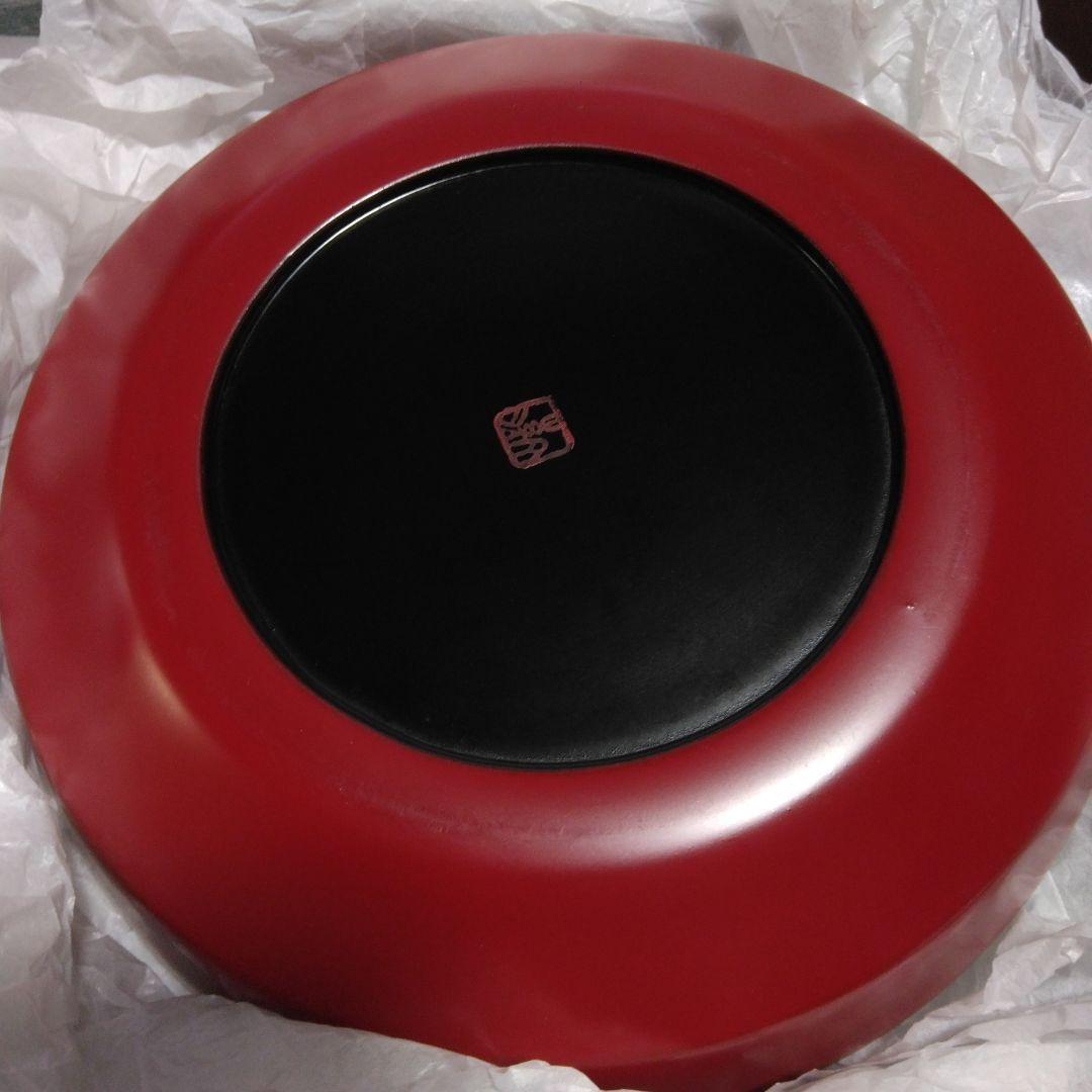 浄法寺塗　盛皿　六寸　2点セット