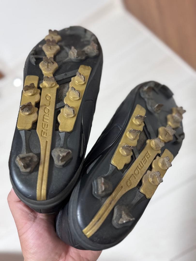 【11/15まで】高校野球対応 BEMOLOスパイク／ブラック／使用2回のみ