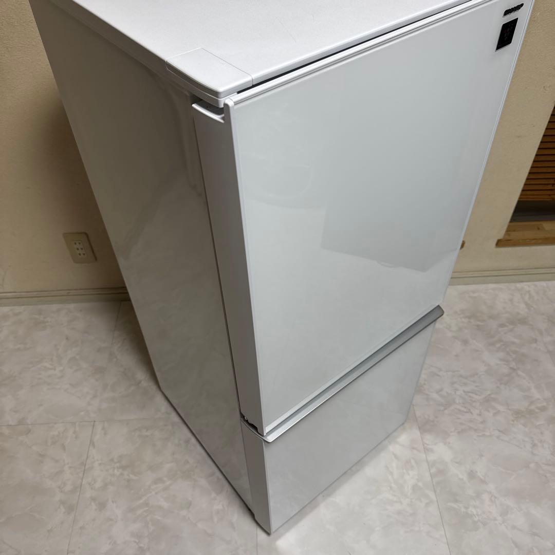 SHARP プラズマクラスター搭載冷蔵庫 137L ガラストップ つけかえドア