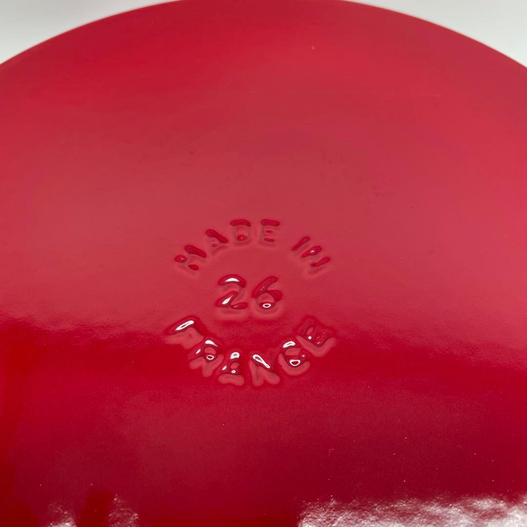 未使用級 staub ストウブ ピコ ココット ラウンドスチーマーセット 26㎝