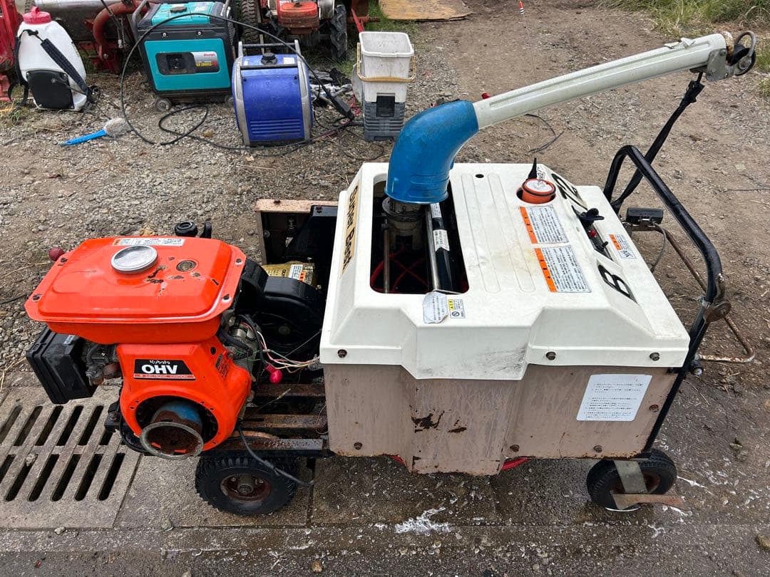 宮崎　オリンピア　自走式動噴　リモコン　9.5馬力　エンジン動噴 動噴　動画あり