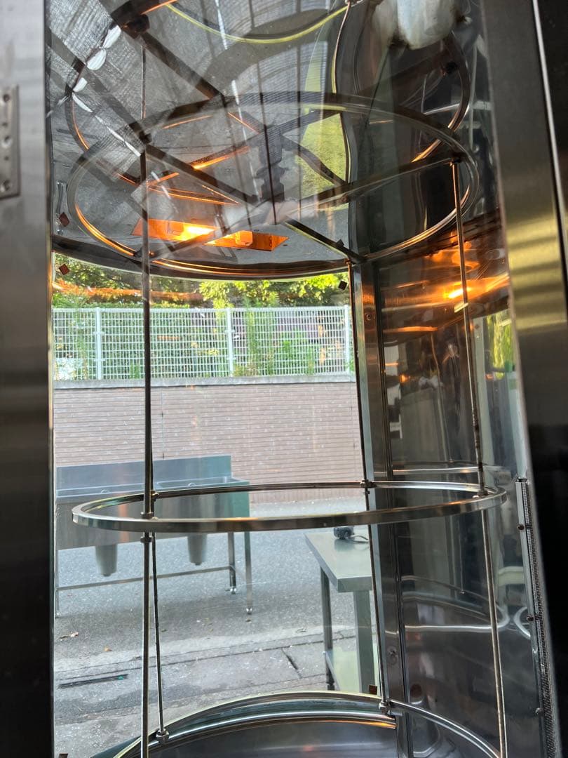 ガス、木炭両用回転烤禽炉（烤鸭炉）