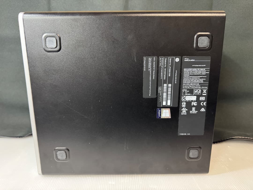 HP デスクトップPC　HP ProDesk 600 G3 Windows11