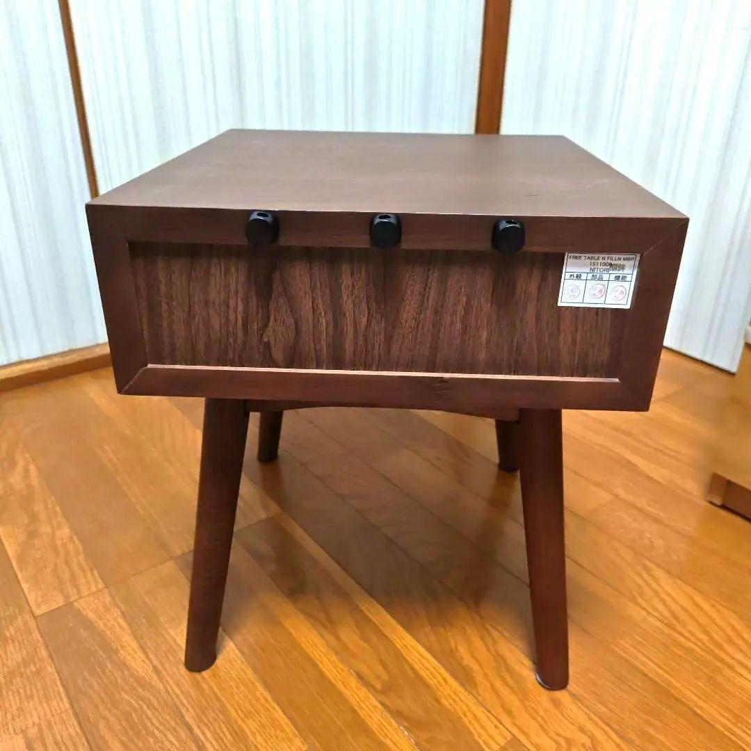 ニトリ フリーテーブル(NフィルンMBR) 後付けケーブルホルダー付き