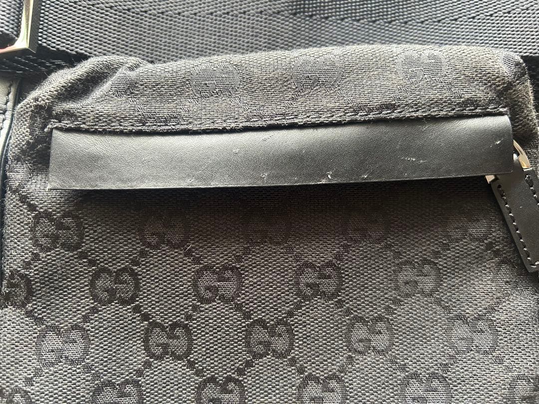 KT　GUCCI ボディバッグ・ウエストポーチ ブラック